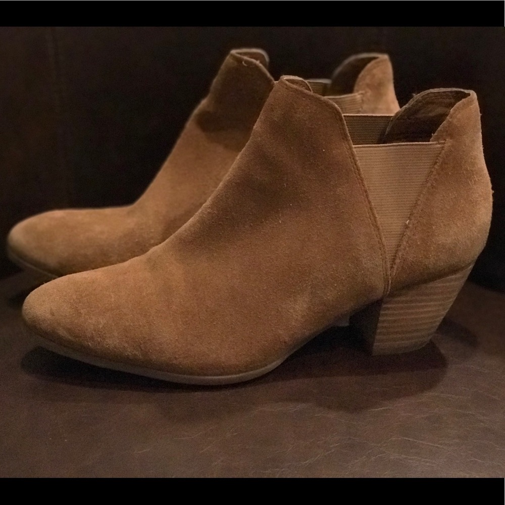 Taupe Guess Ankle Boots